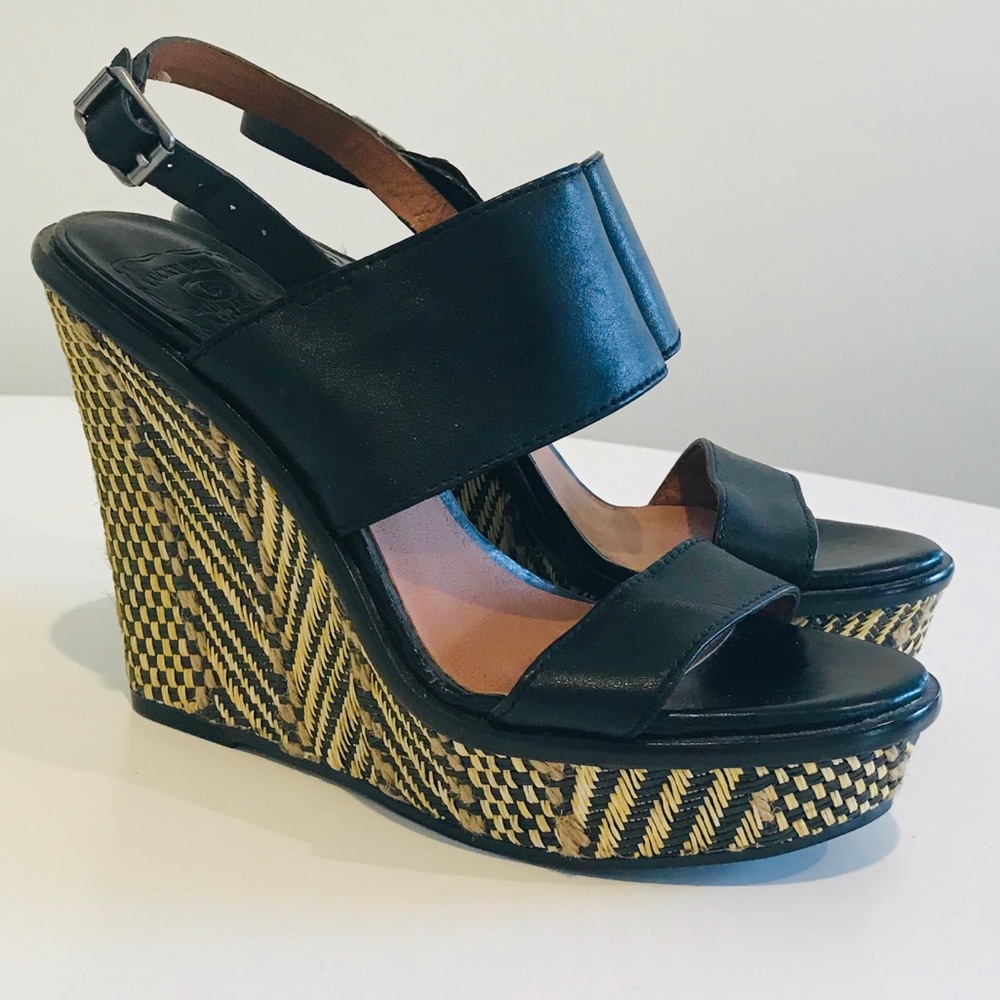 Lucky Brand Woven wedge sandal